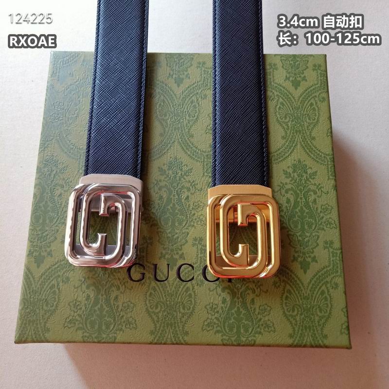 Gucci belt 34mmX100-125cm 8L21